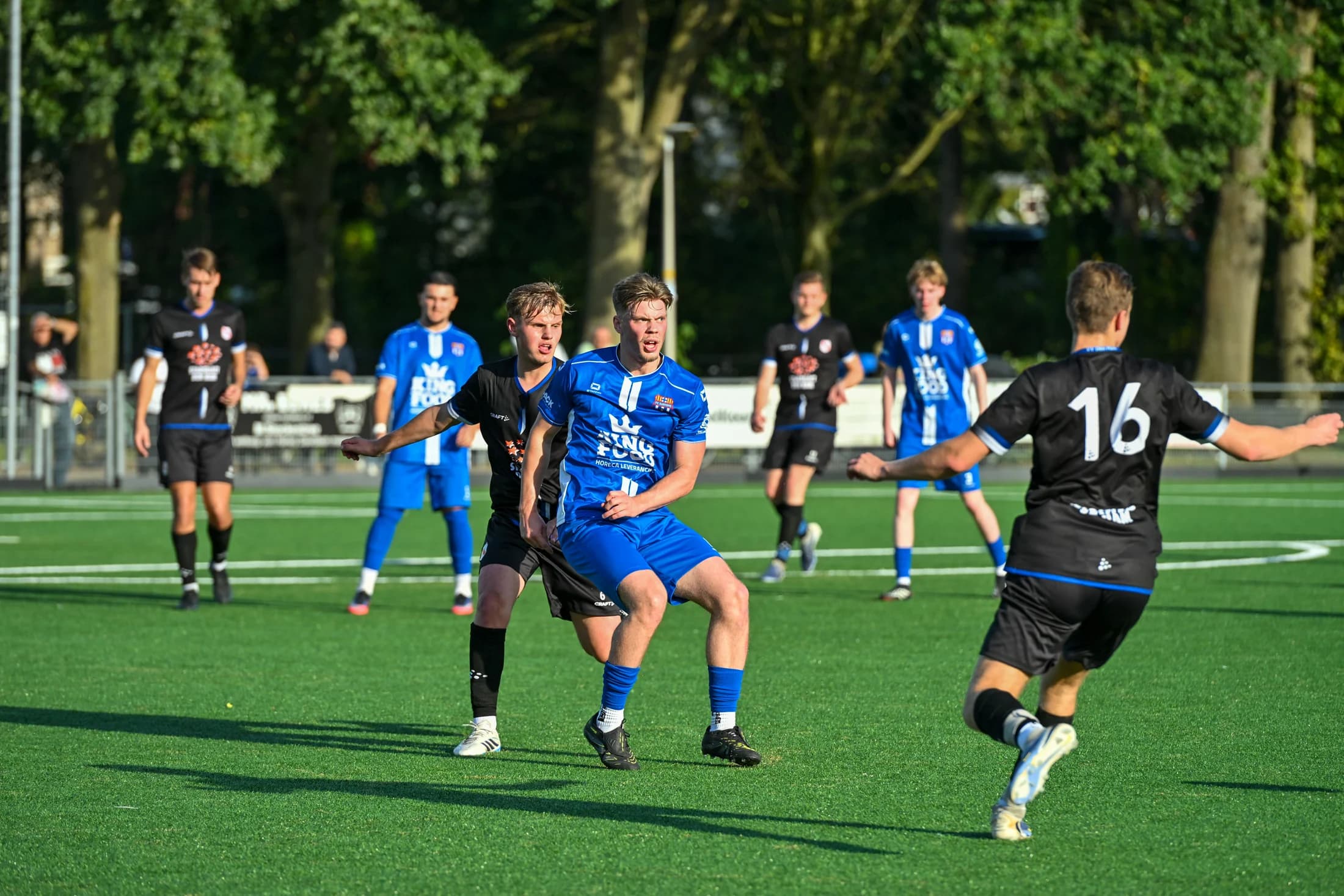 FC Suryoye in actie tijdens een wedstrijd